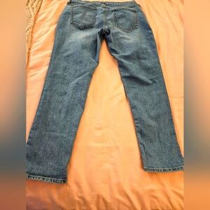 Old Navy Boyfriend Patchwork Jeans Classic‎ Blue Denim Jeans